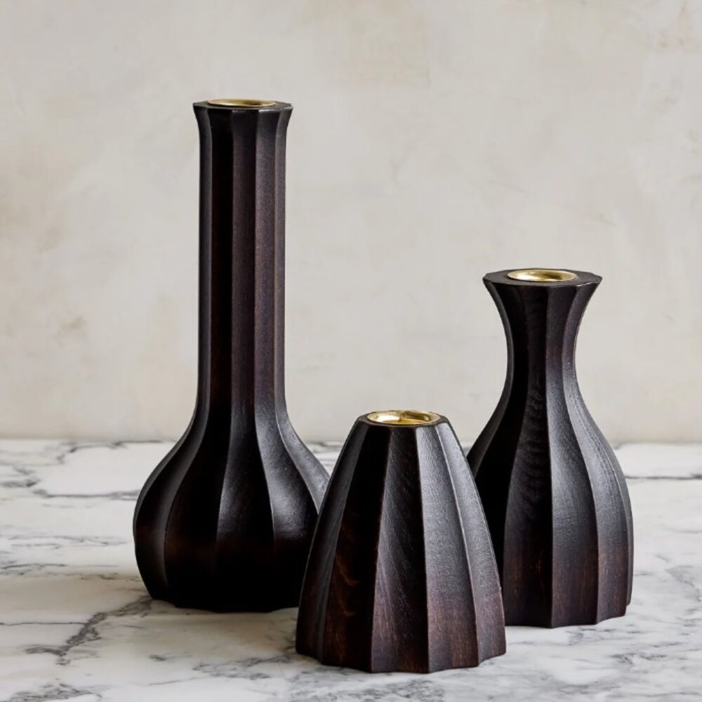 New Lostine Marin Candle holder in Dark Wash - Size Small